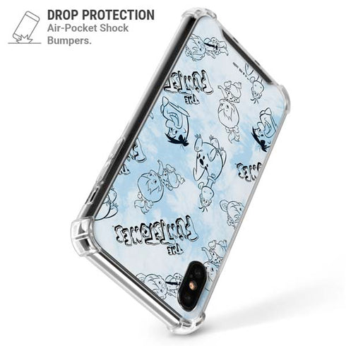The Flinstones The Flintstones Tie Dye Print iPhone XS Max Clear Case